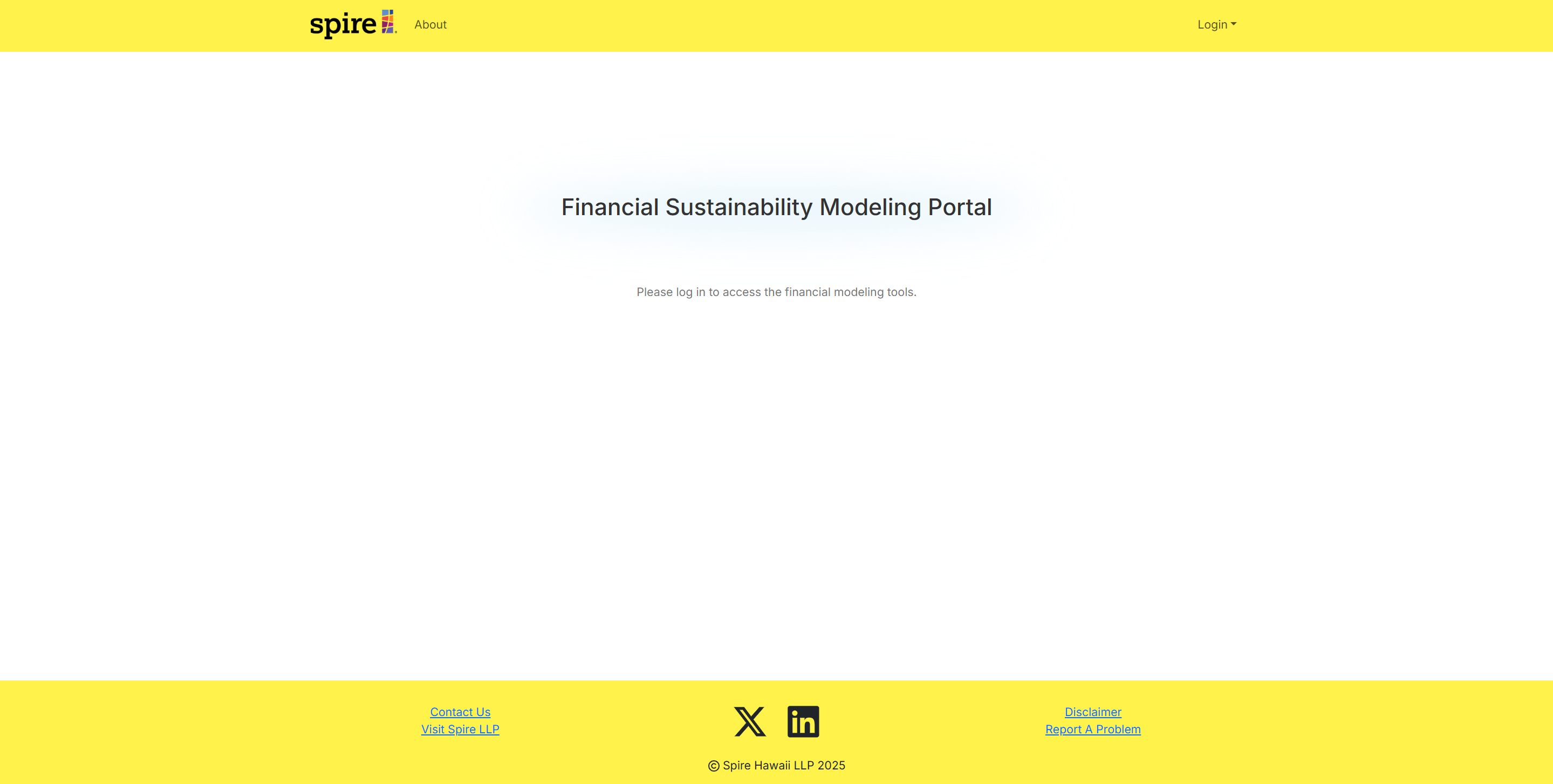 Landing Page Unauth