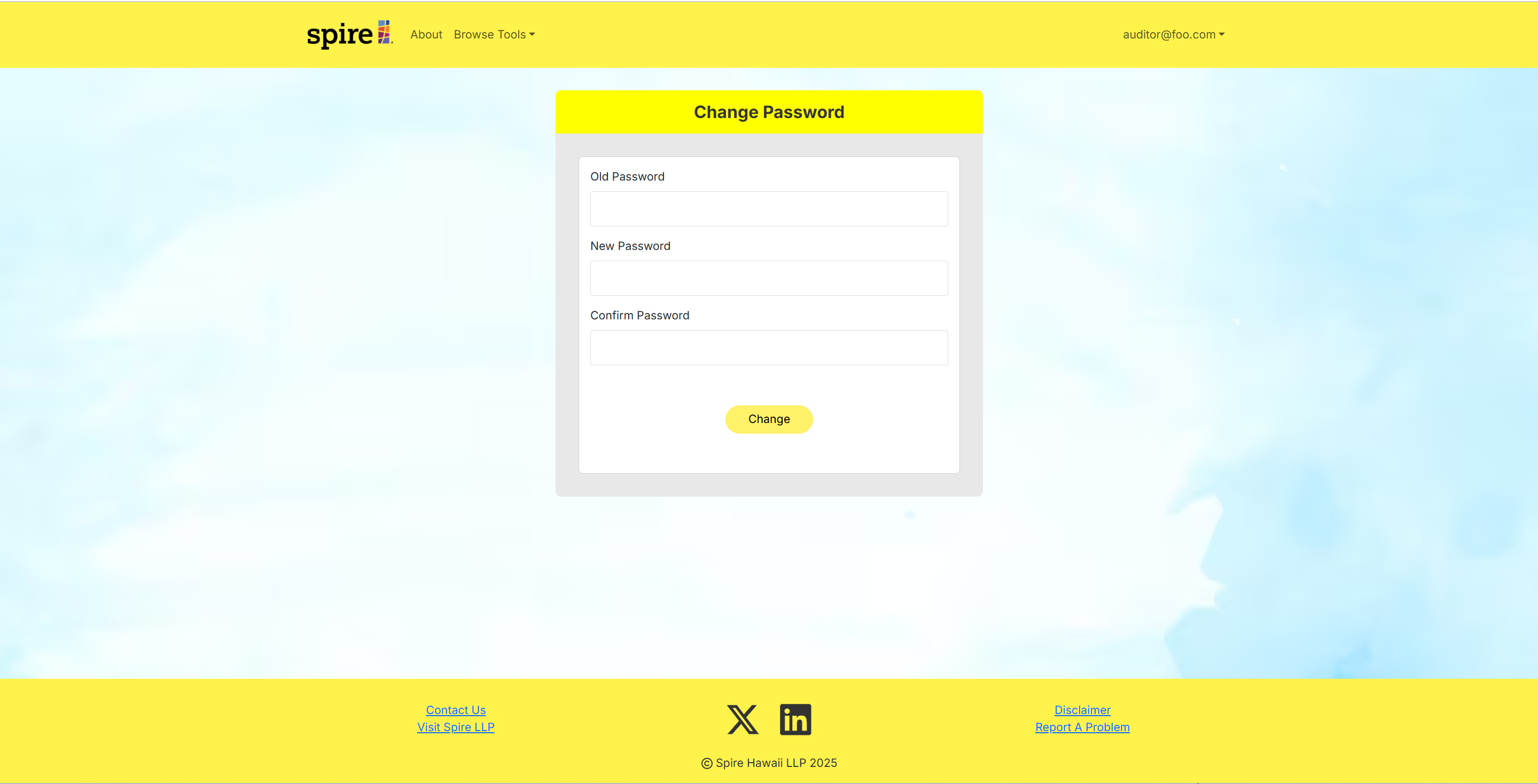 Change Pwd Page