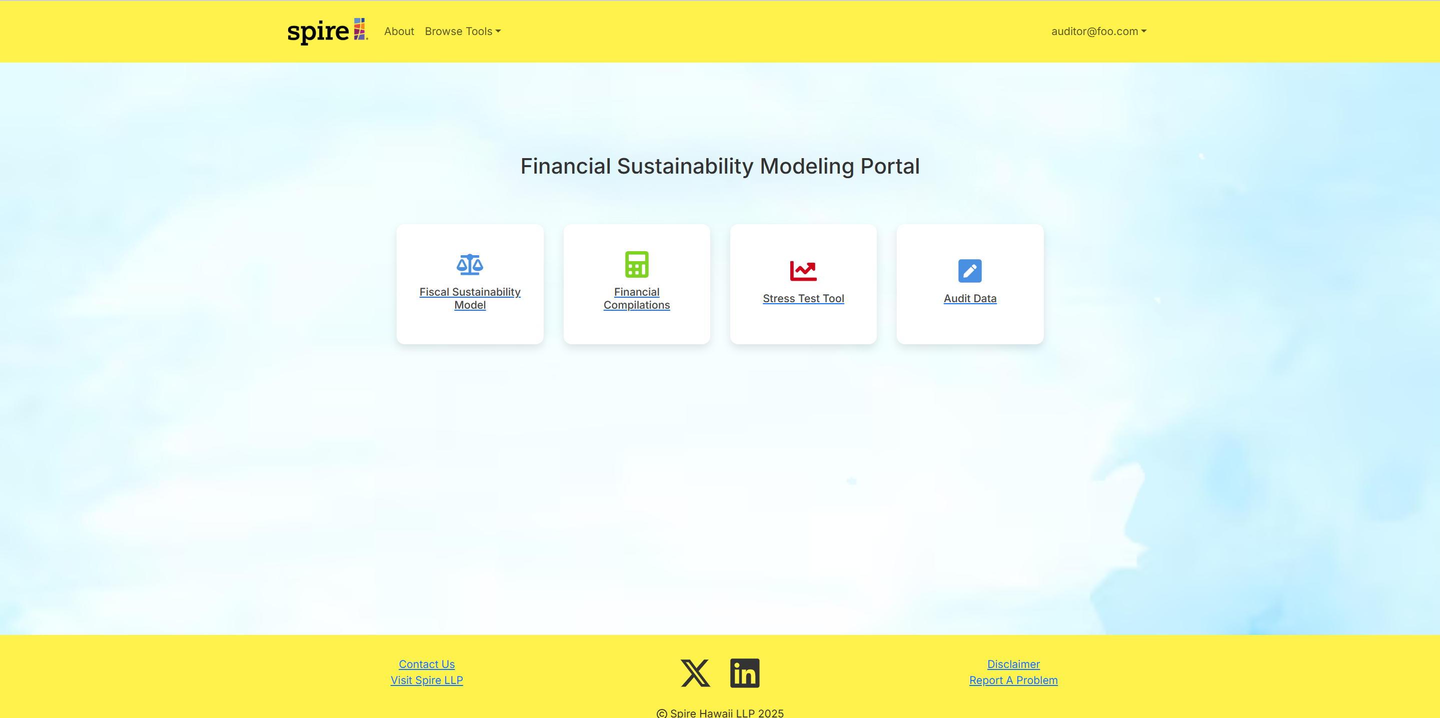 Landing Page Unauth