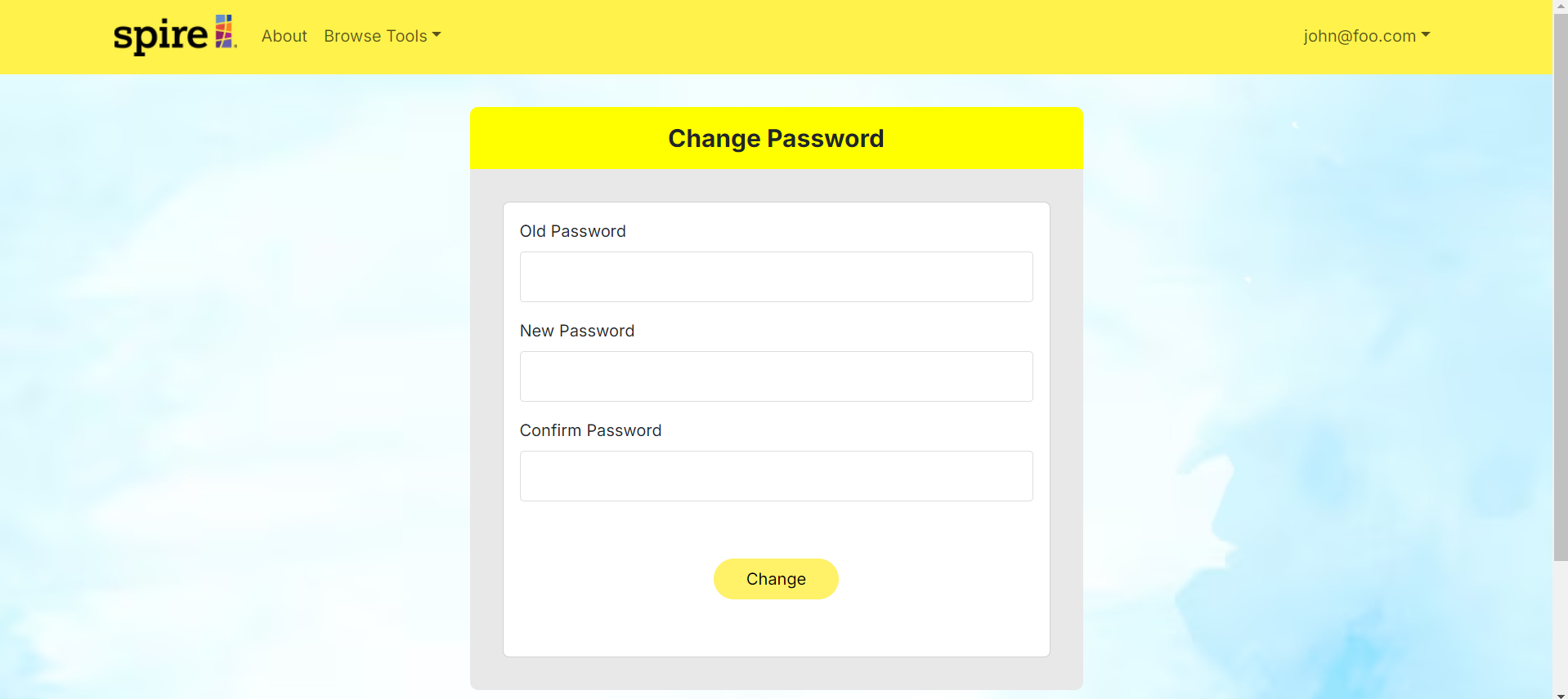 Change Pwd Page